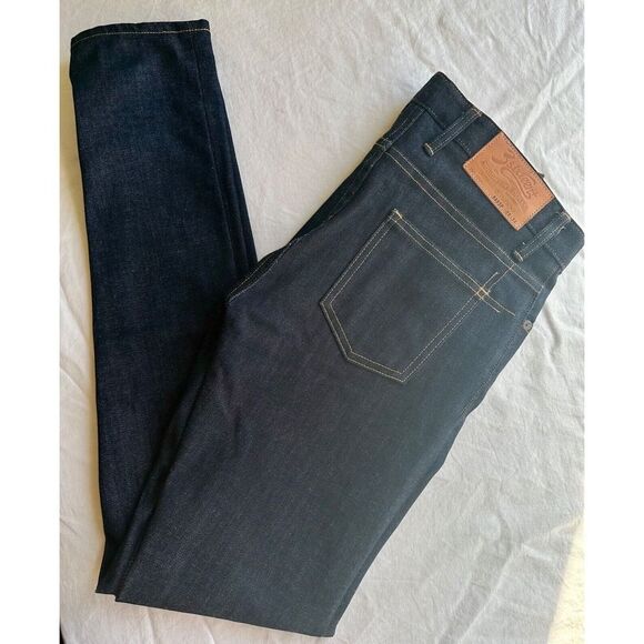 NWOT 3sixteen Selvedge Raw Denim Women’s Skinny Fit Jeans 66BSP 29x34 Self Edge - Picture 2 of 16